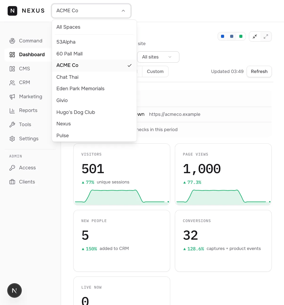 Multi-tenant Workspaces